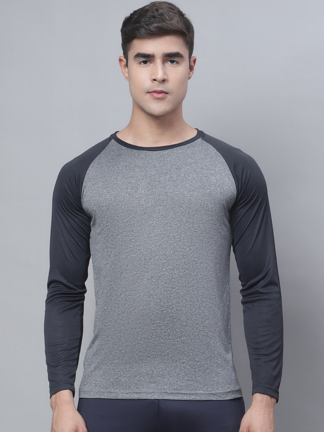 Friskers Colour blocked Round Neck Sports T-shirt - Friskers