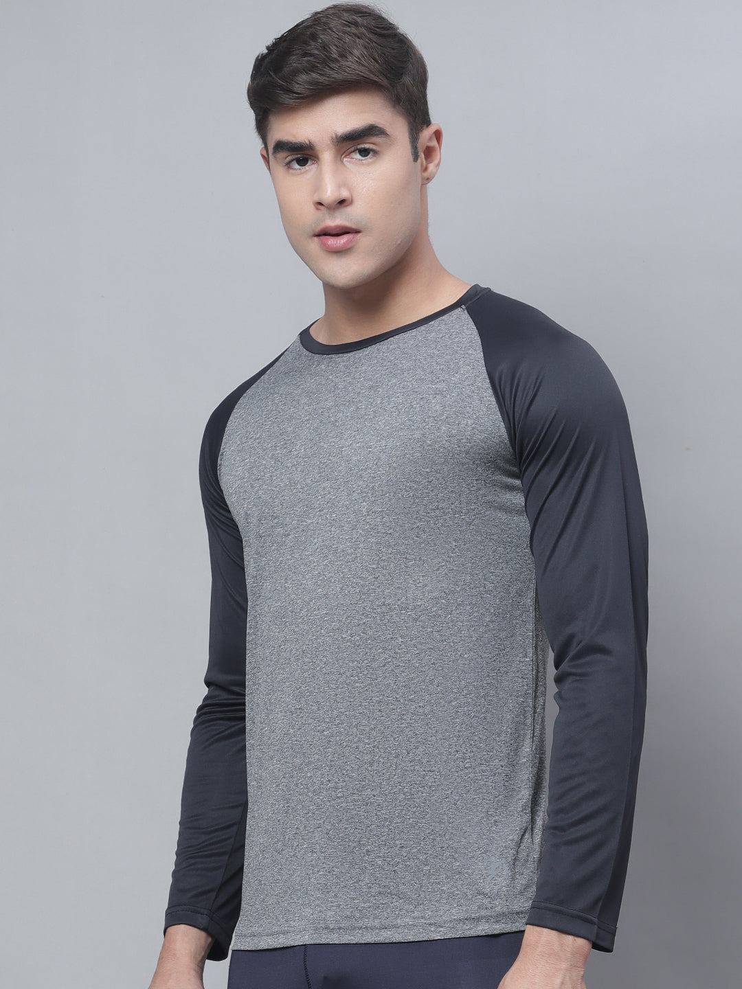 Friskers Colour blocked Round Neck Sports T-shirt - Friskers