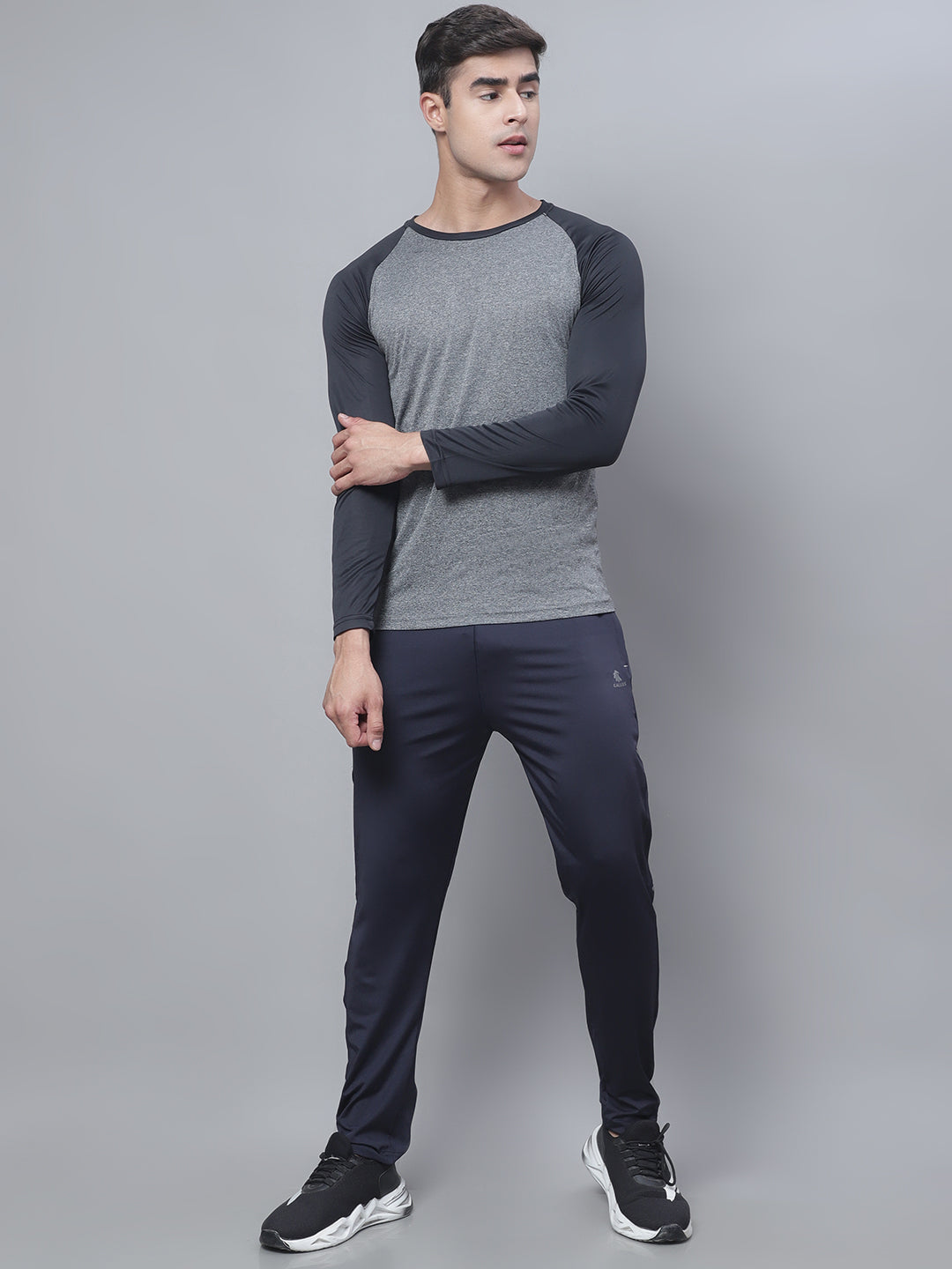 Friskers Colour blocked Round Neck Sports T-shirt - Friskers