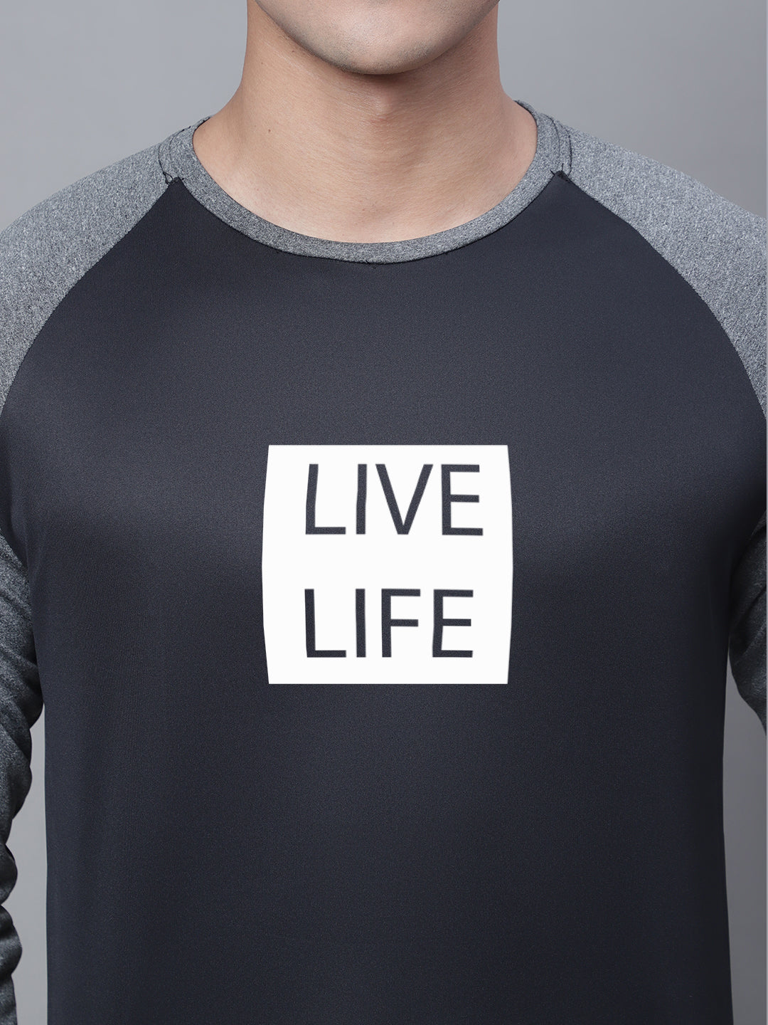 Men Raglan Sleeves Training Polyster T-Shirt - Friskers