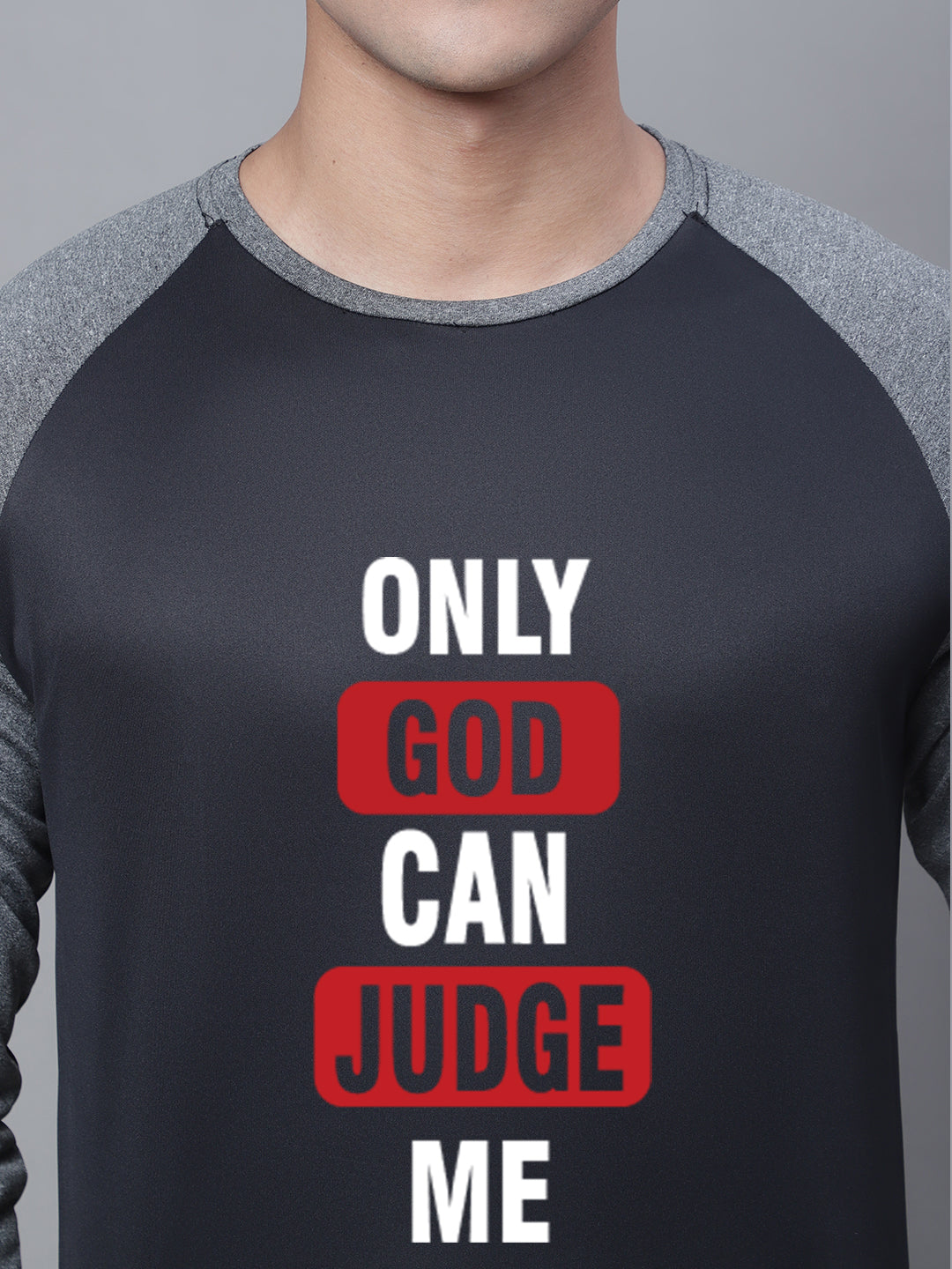 Men Raglan Sleeves Training Polyster T-Shirt - Friskers