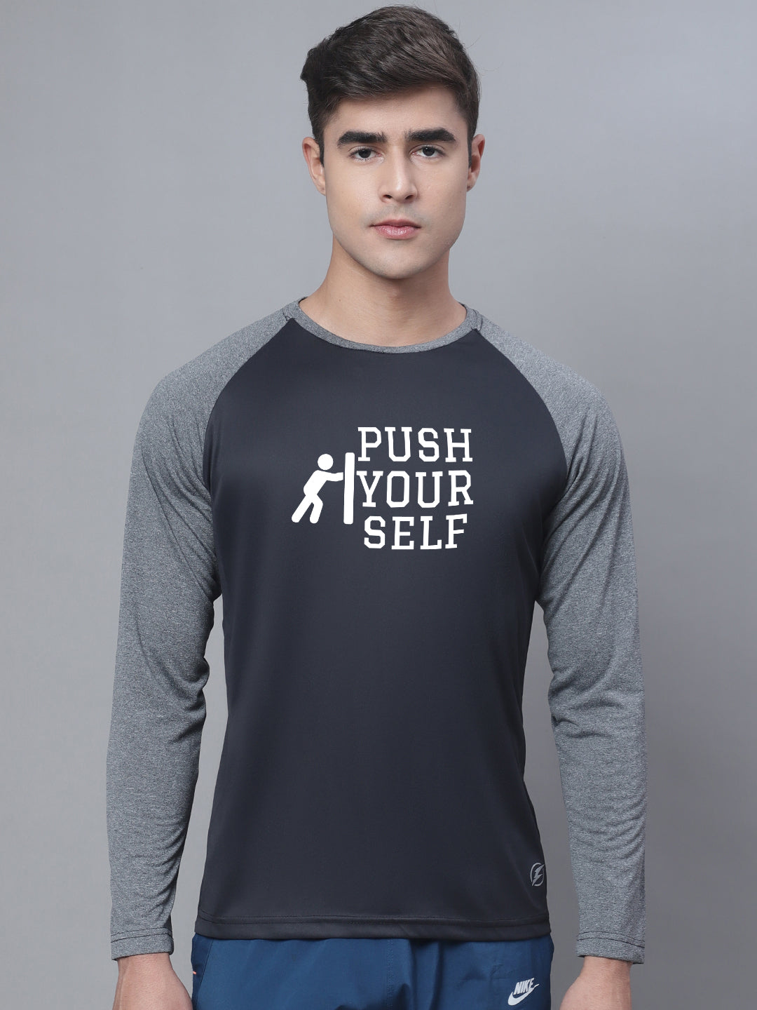 Men Raglan Sleeves Training Polyster T-Shirt - Friskers