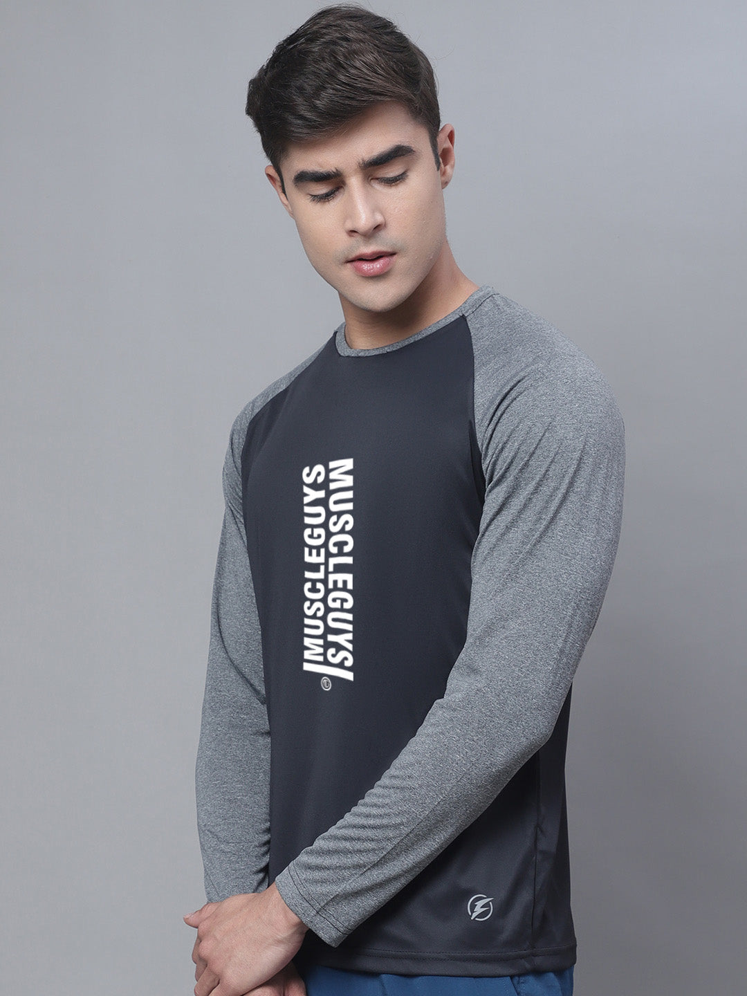 Men Airy Full Sleeves Polyster Gym T-Shirt - Friskers