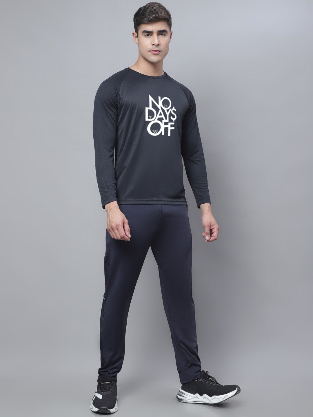 Men Full Sleeves Rapid Dry Polyster T-Shirt - Friskers