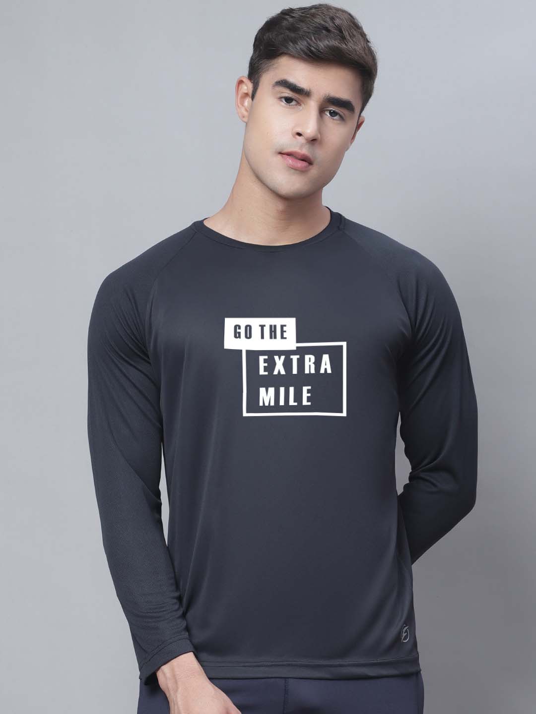 Men Full Sleeves Rapid Dry Polyster T-Shirt - Friskers