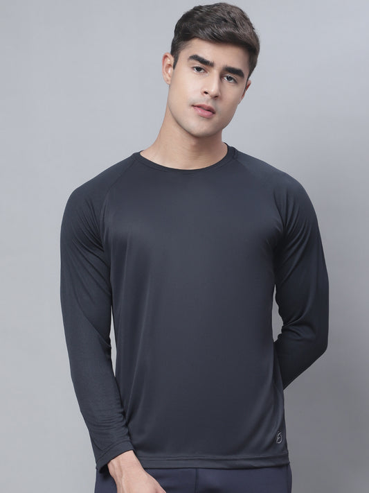 Men Full Sleeves Round Neck Sports T-shirt - Friskers