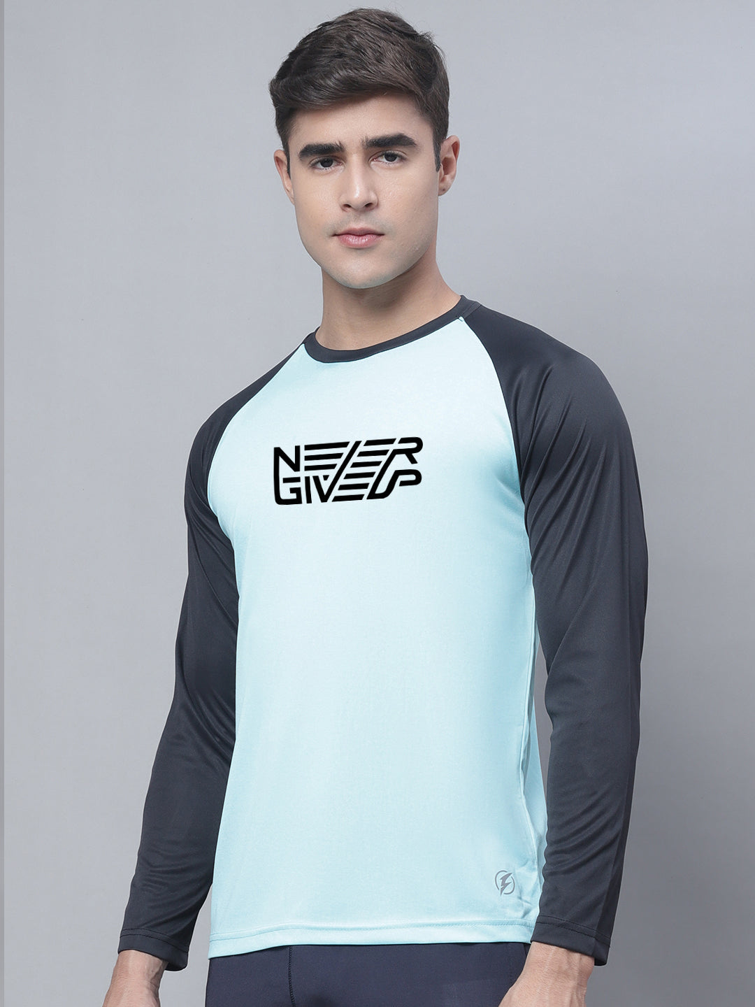 Men Full Sleeves Training Polyster Gym T-Shirt - Friskers