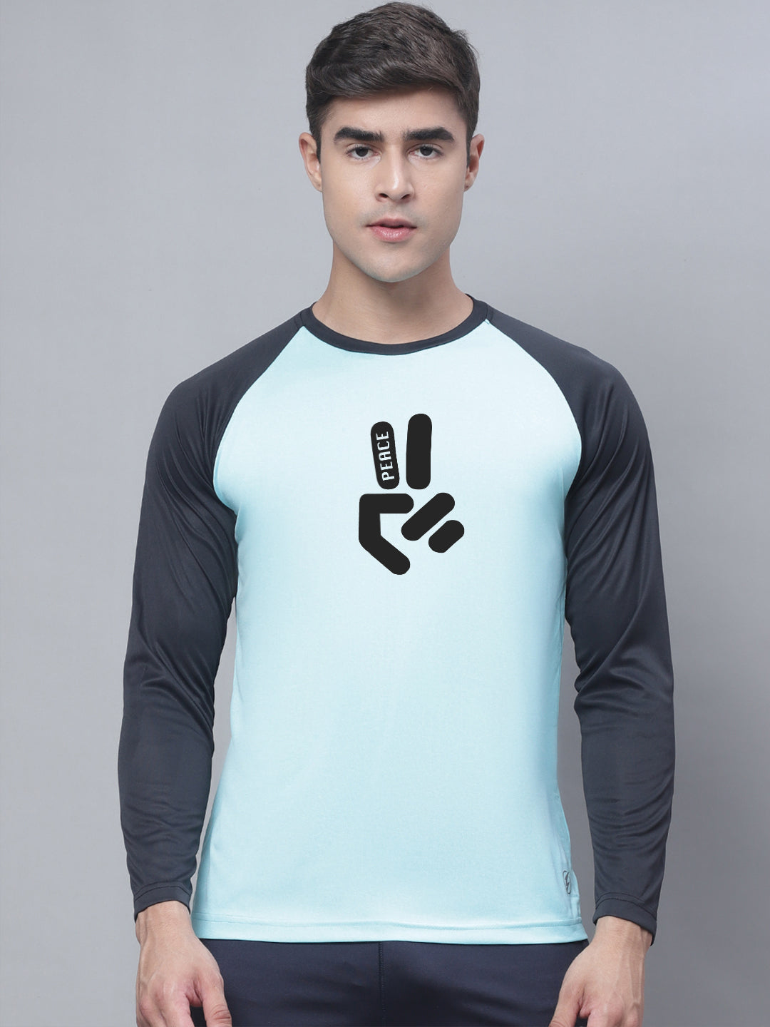 Men Full Sleeves Training Polyster Gym T-Shirt - Friskers