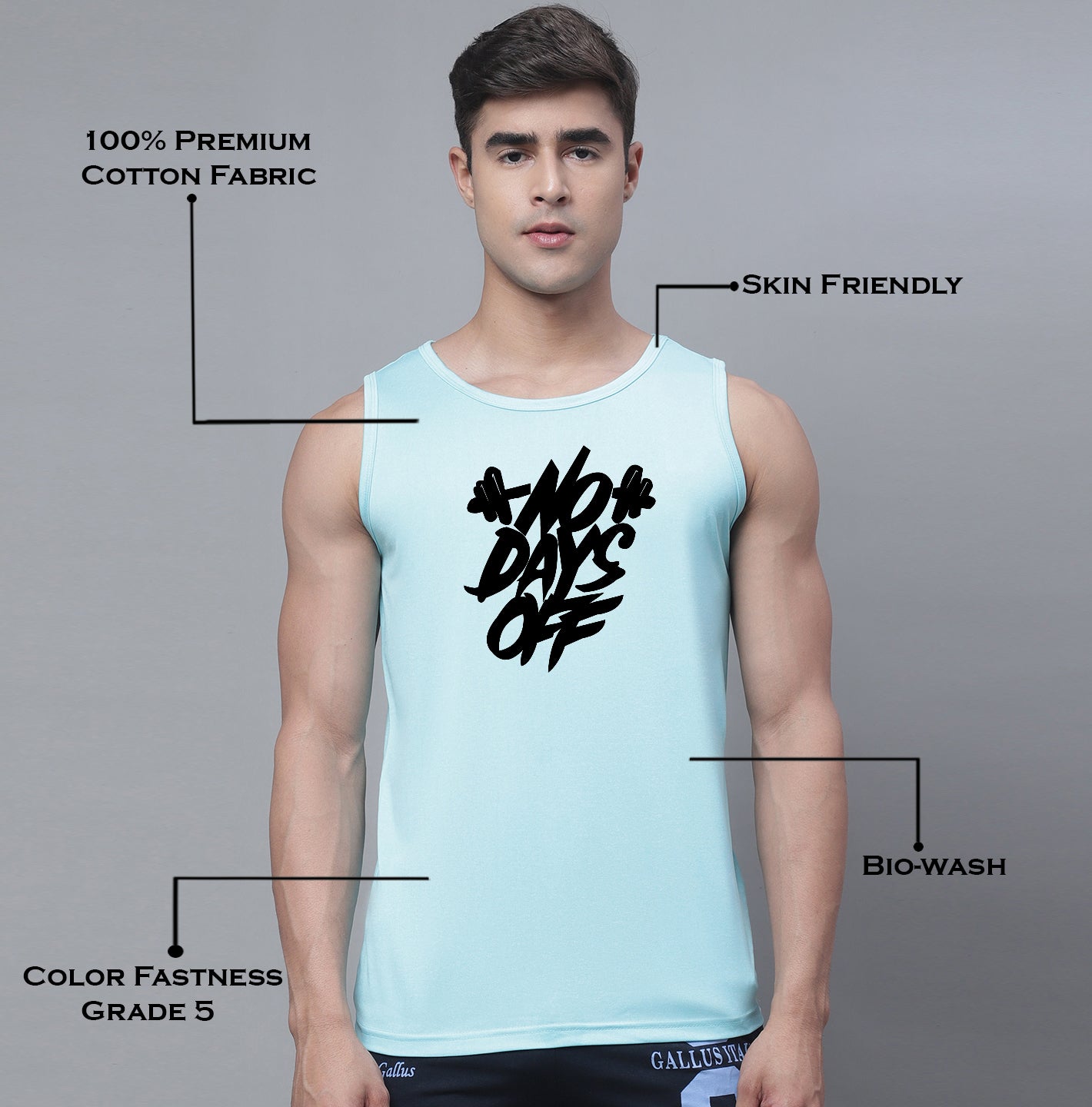 Men Dry Fit Training Polyster Gym Vest - Friskers