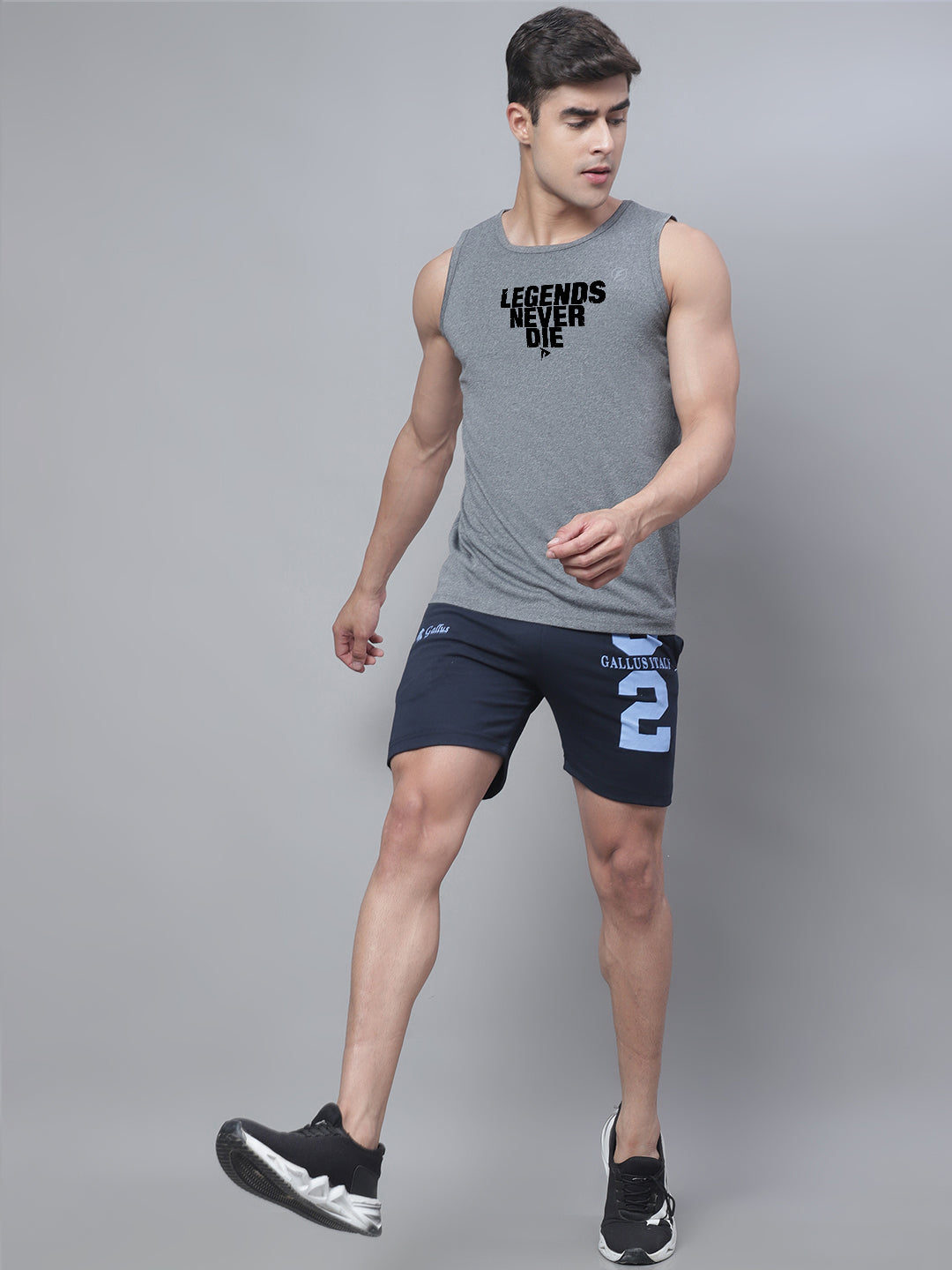 Men Dry Fit Training Polyster Gym Vest - Friskers