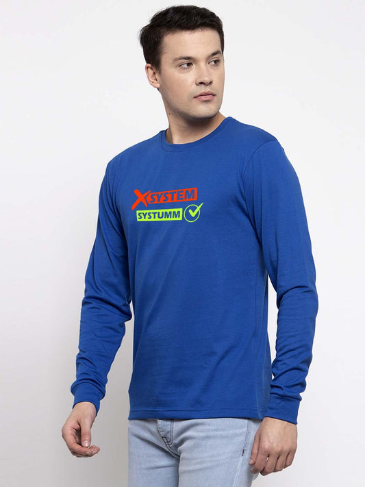 Men Systumm Printed Full Sleeve T-shirt - Friskers