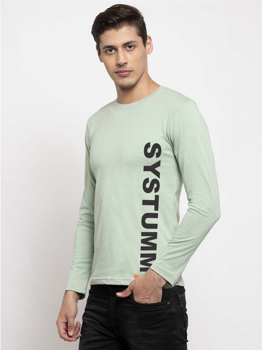 Men System Printed Full Sleeve T-shirt - Friskers