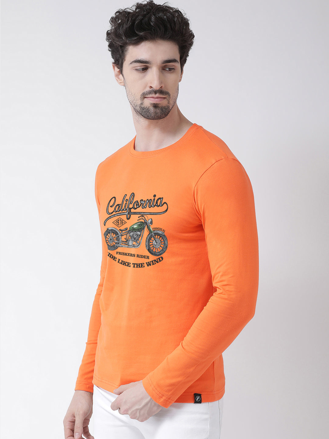 Men California Printed Full Sleeve T-shirt - Friskers
