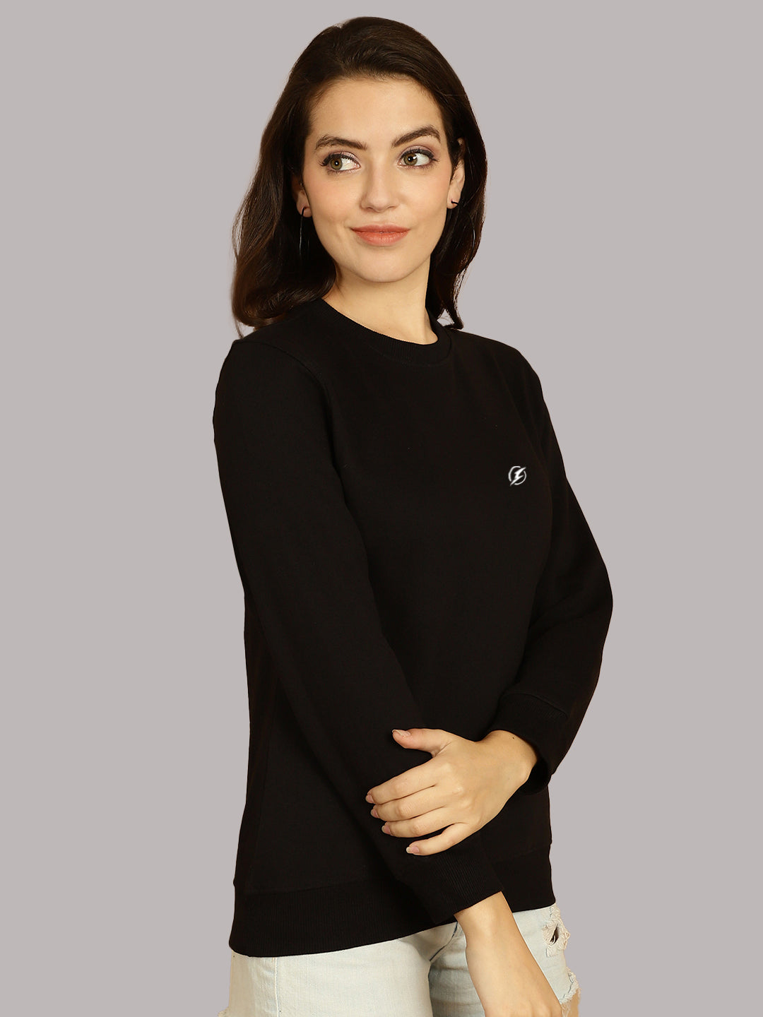 Women Full Sleeves Round Neck T-Shirt - Friskers