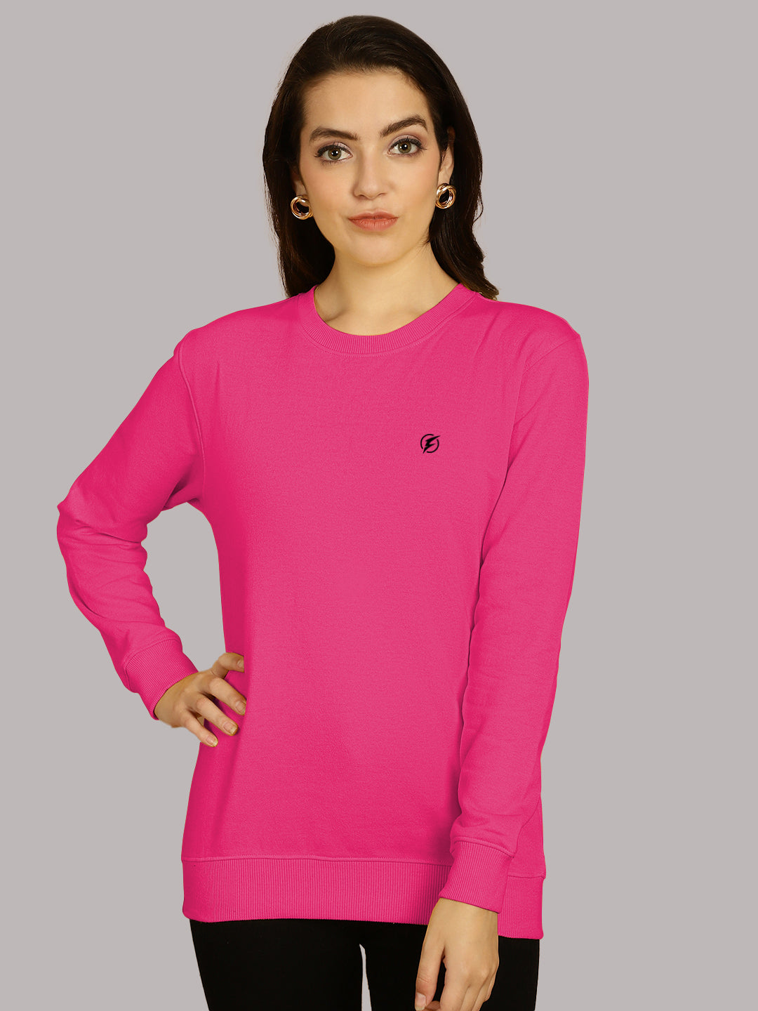 Women Full Sleeves Round Neck T-Shirt - Friskers