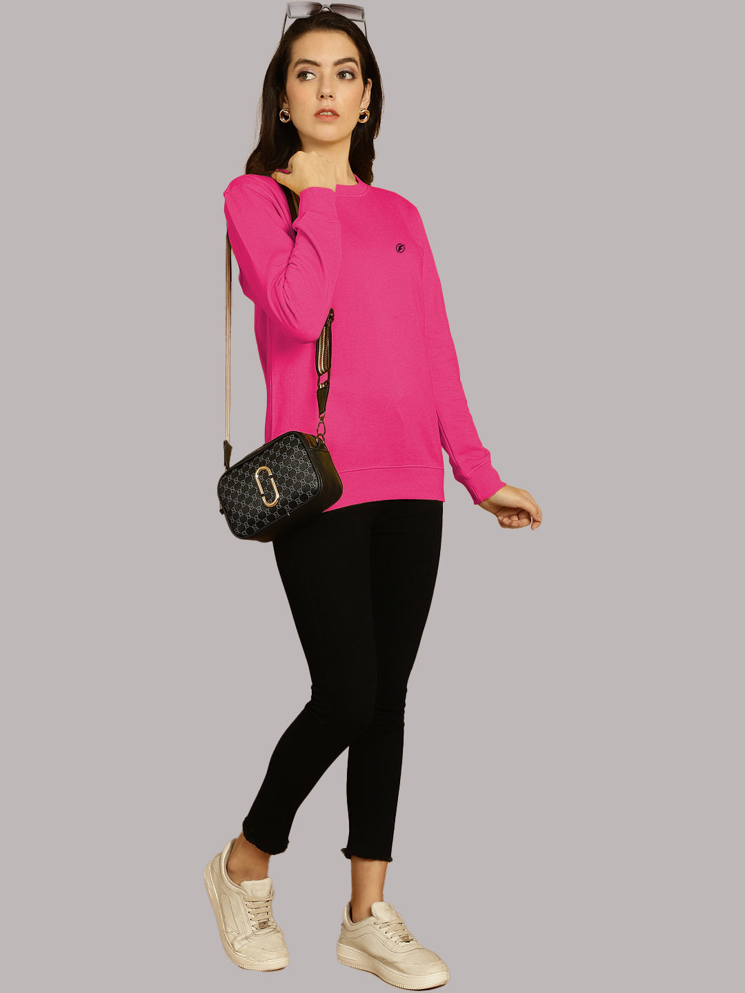 Women Full Sleeves Round Neck T-Shirt - Friskers