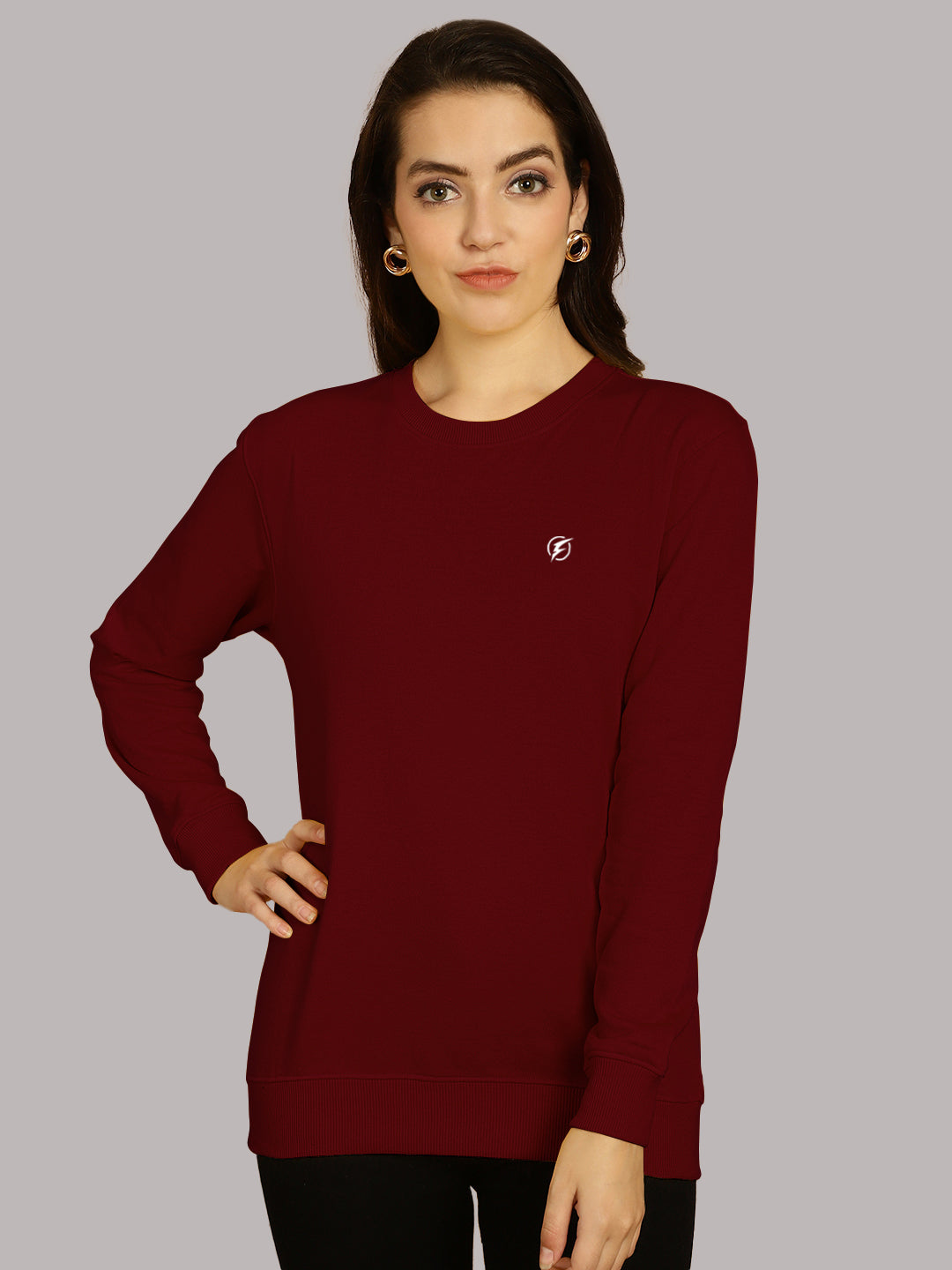 Women Full Sleeves Round Neck T-Shirt - Friskers