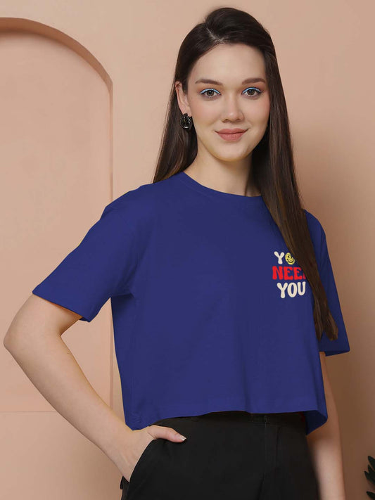 Friskers Women You Need You Oversized Cotton Tshirt