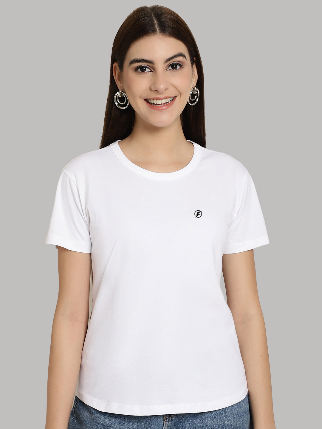Friskers Pack Of 2 Solid Round Neck Half Sleeves T-Shirt - Friskers