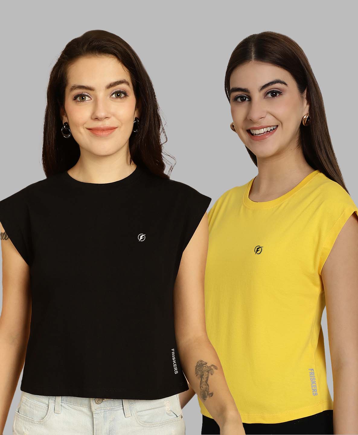 Women Casual Fit Pure Cotton T-Shirt - Friskers