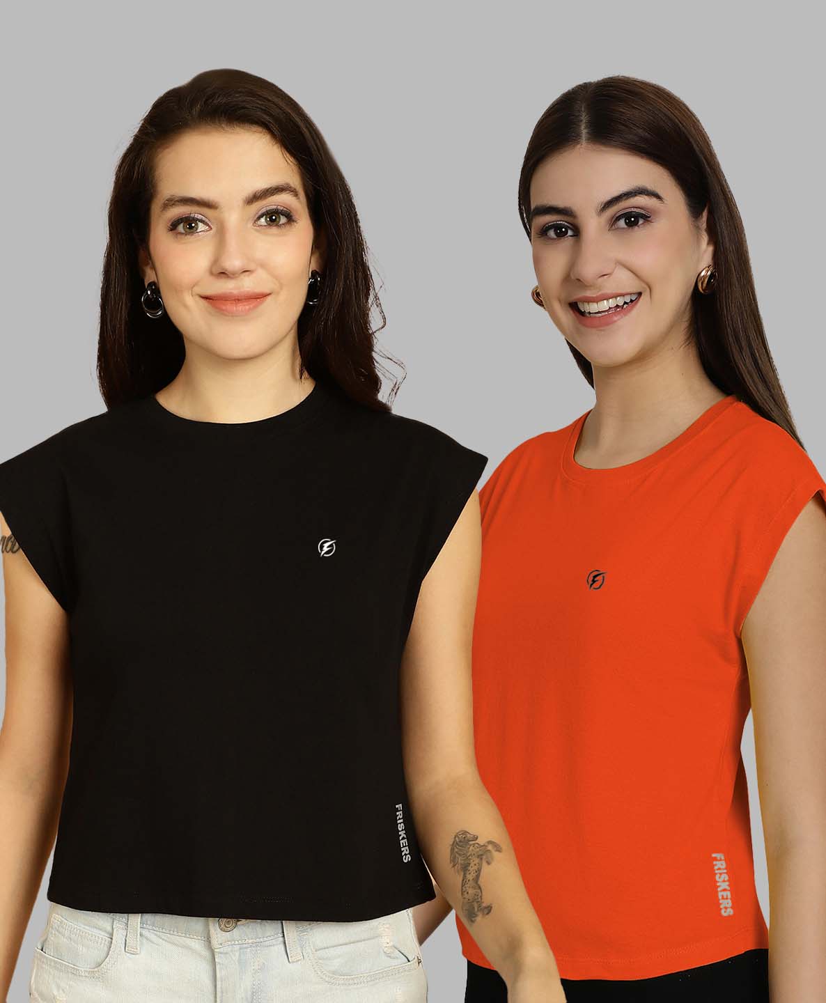 Women Casual Fit Pure Cotton T-Shirt - Friskers