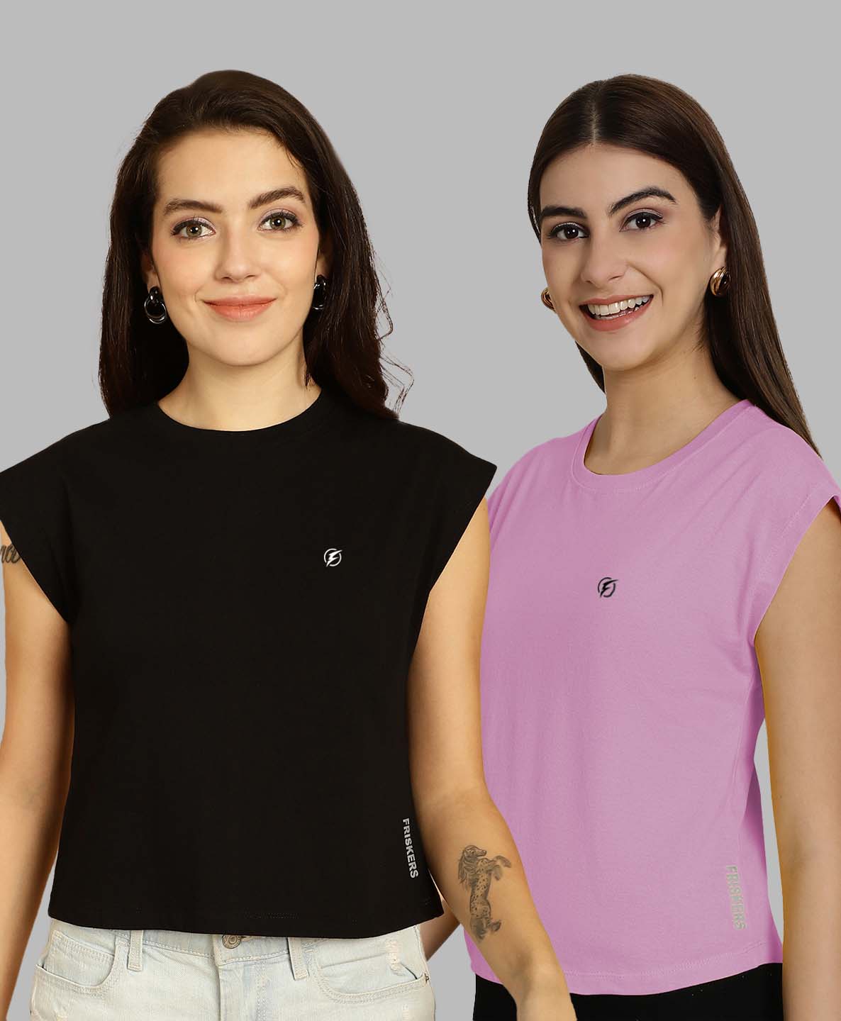 Women Casual Fit Pure Cotton T-Shirt - Friskers