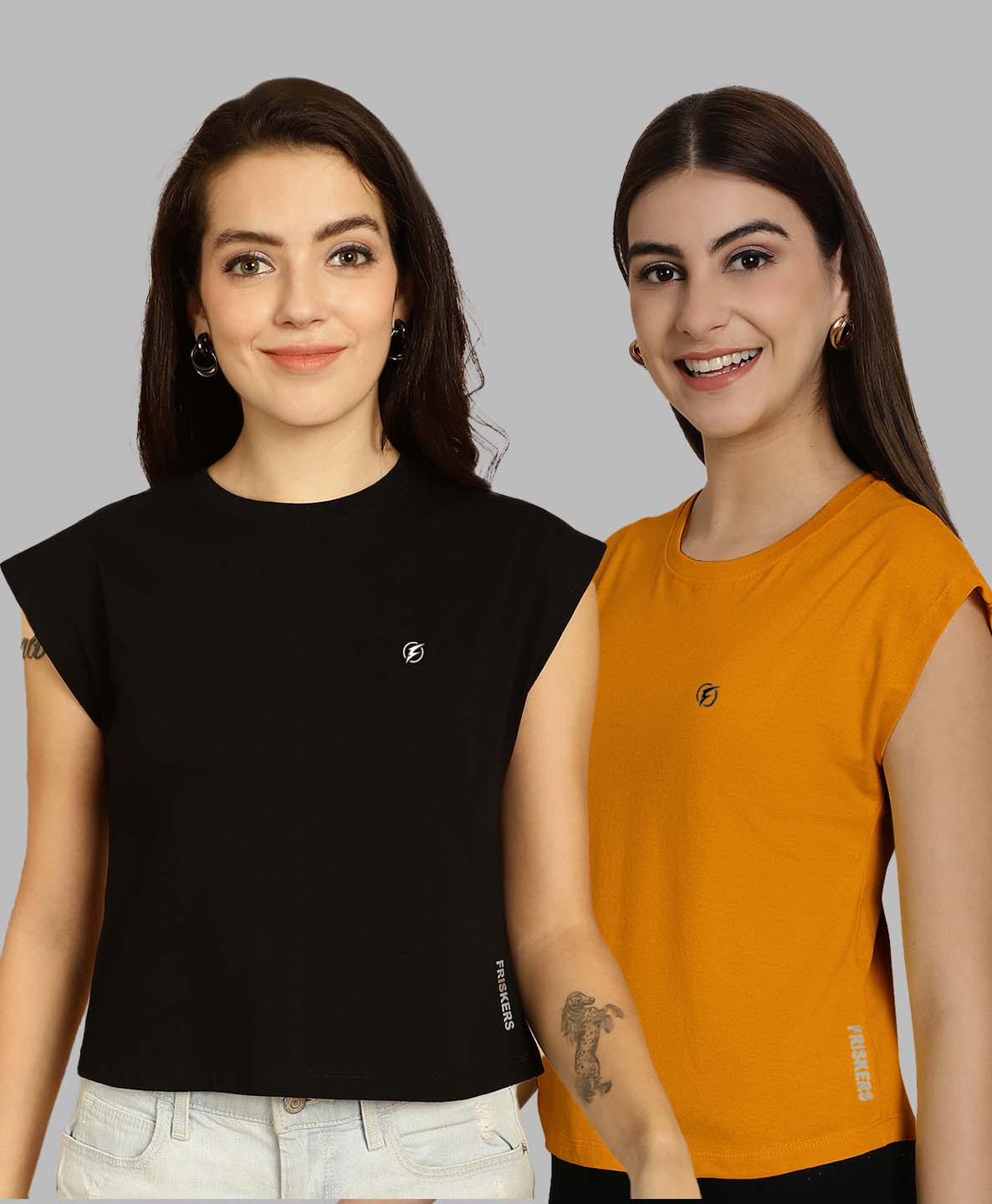 Women Casual Fit Pure Cotton T-Shirt - Friskers
