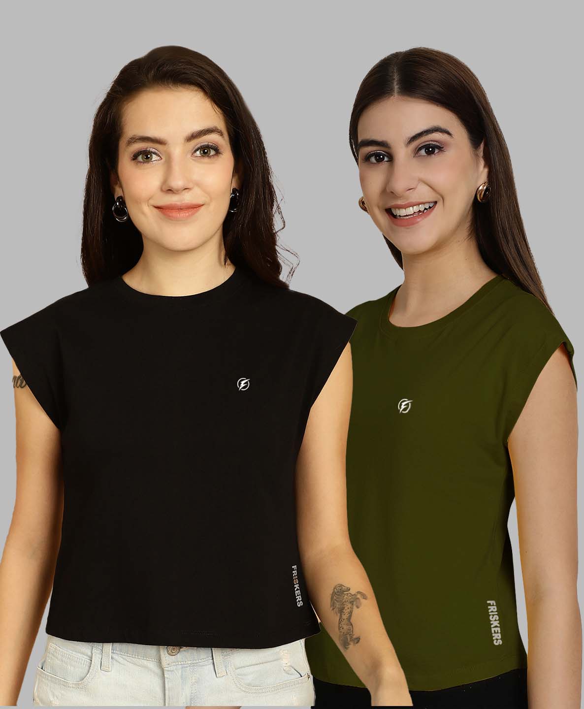 Women Casual Fit Pure Cotton T-Shirt - Friskers