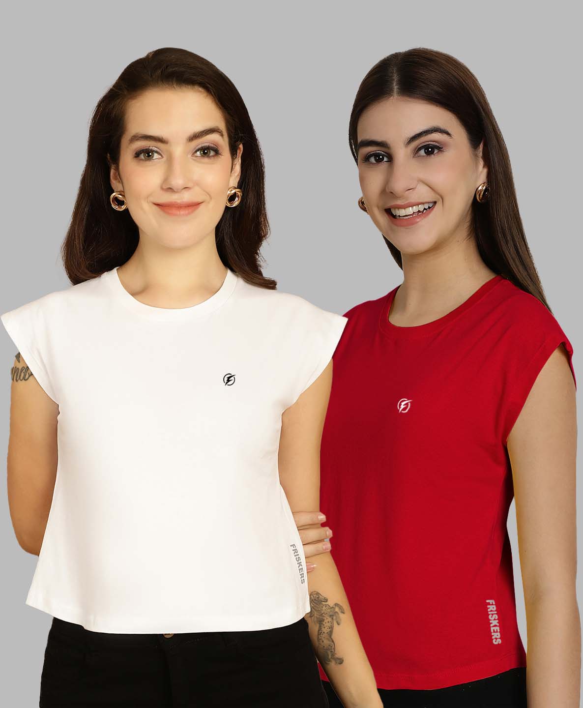 Women Casual Fit Pure Cotton T-Shirt - Friskers