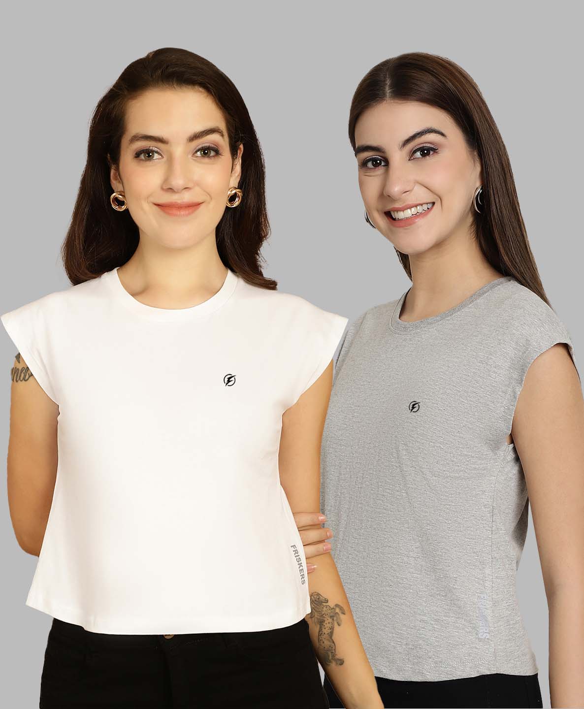 Women Casual Fit Pure Cotton T-Shirt - Friskers