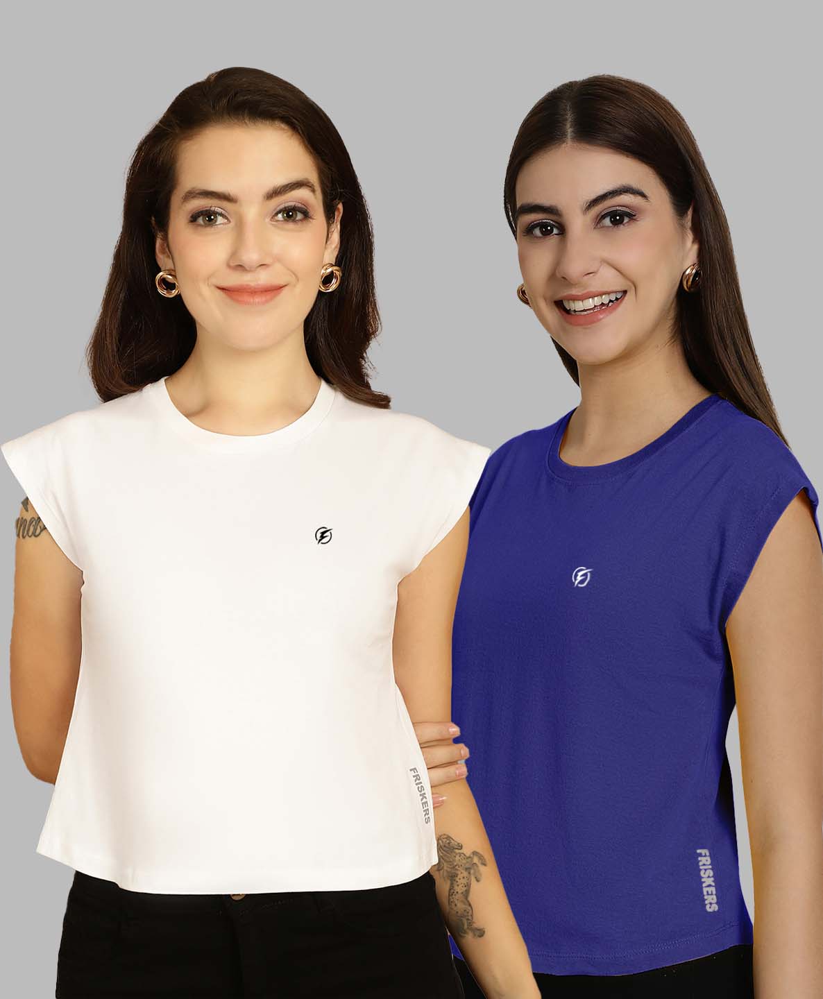 Women Casual Fit Pure Cotton T-Shirt - Friskers