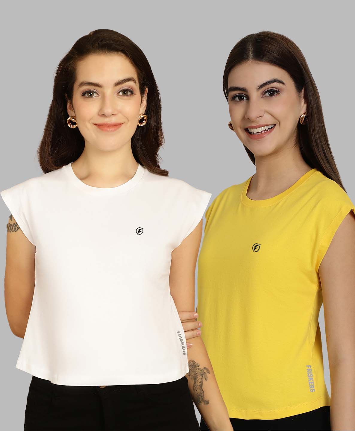 Women Casual Fit Pure Cotton T-Shirt - Friskers