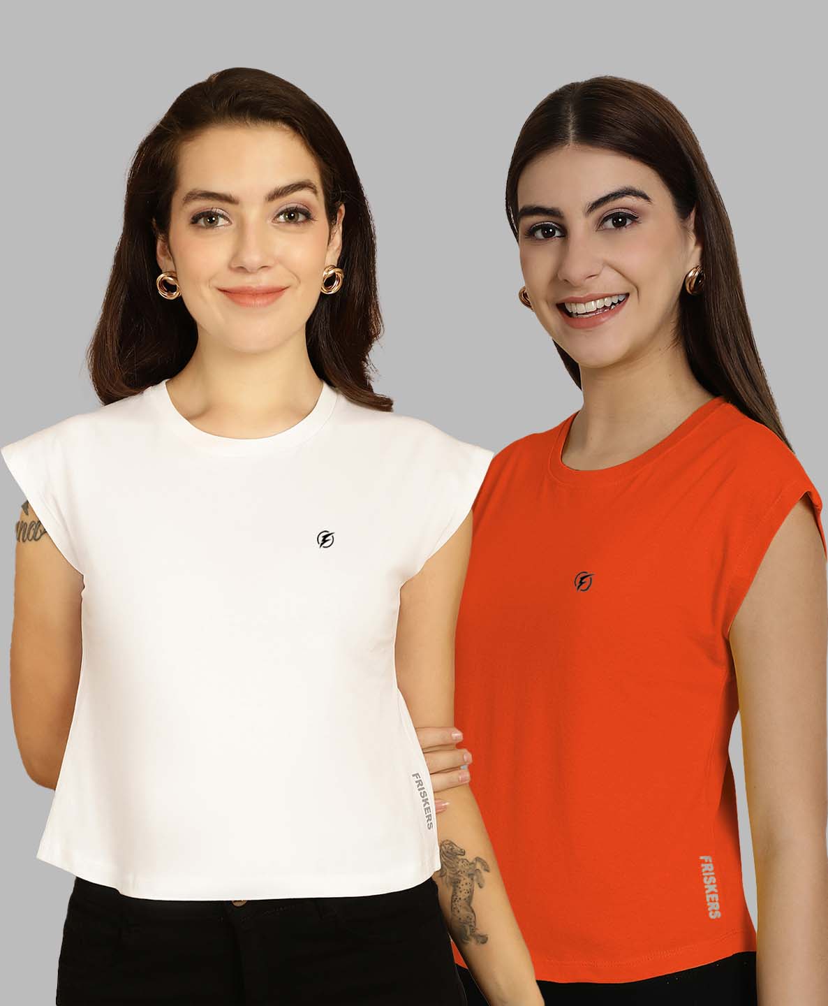 Women Casual Fit Pure Cotton T-Shirt - Friskers