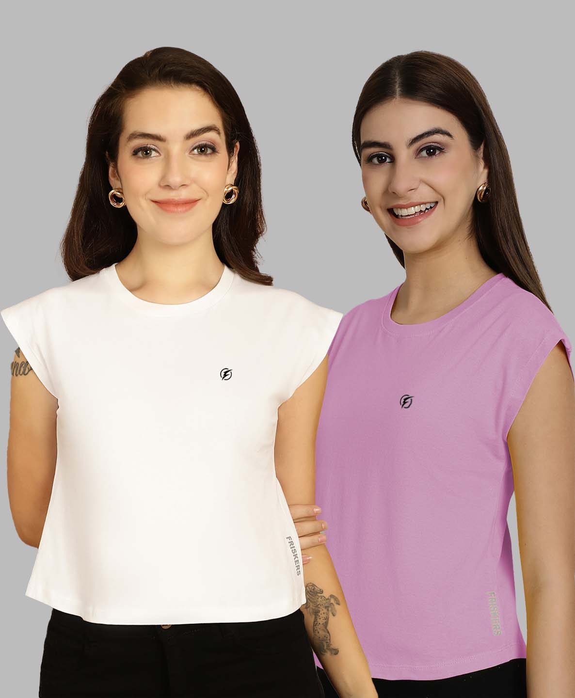 Women Casual Fit Pure Cotton T-Shirt - Friskers