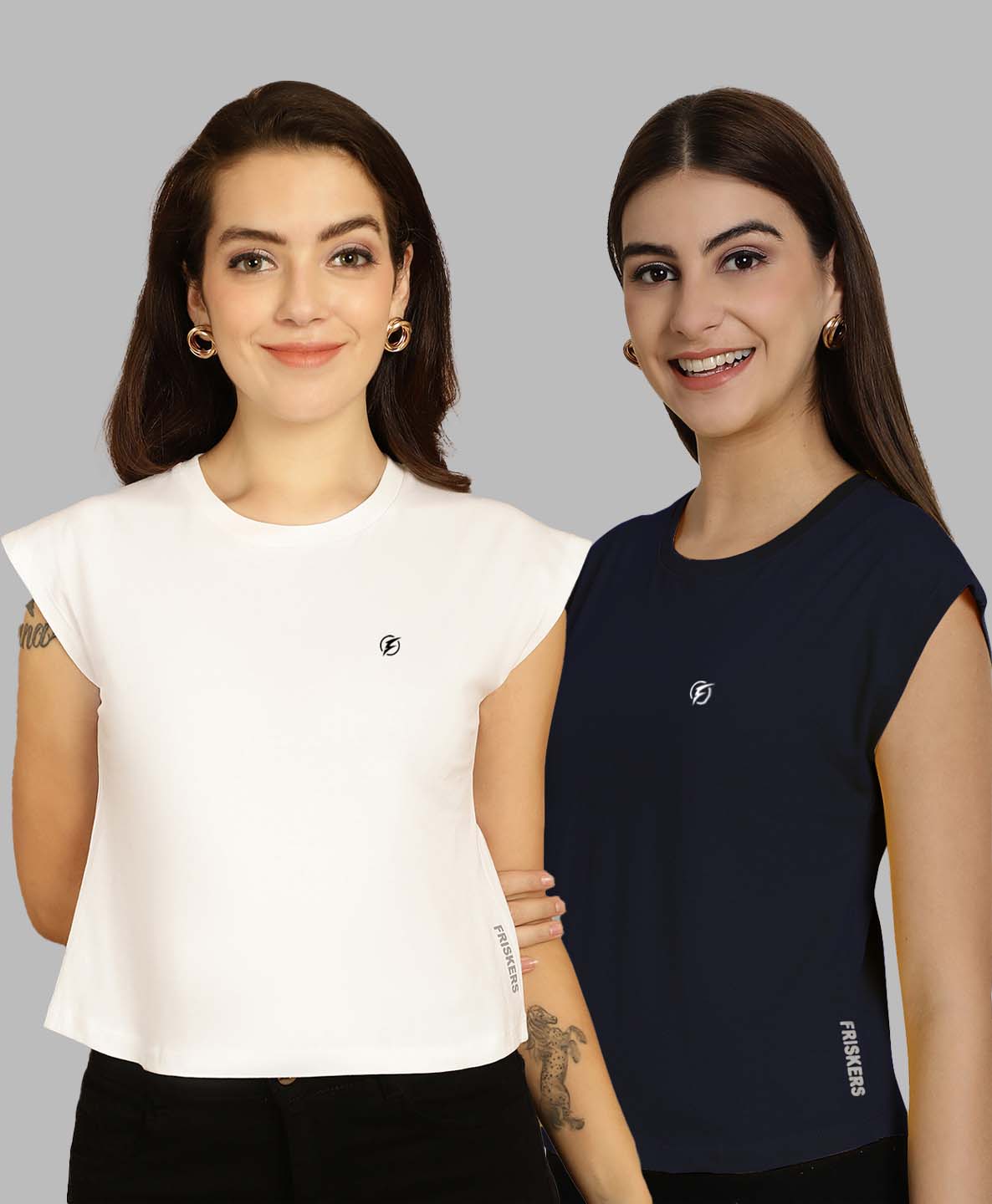 Women Casual Fit Pure Cotton T-Shirt - Friskers
