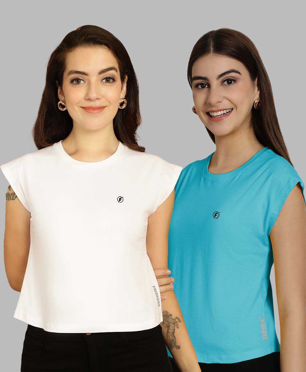 Women Casual Fit Pure Cotton T-Shirt - Friskers
