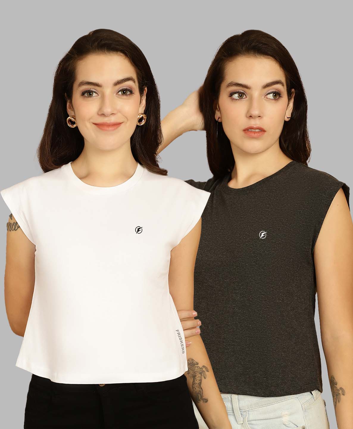 Women Casual Fit Pure Cotton T-Shirt - Friskers