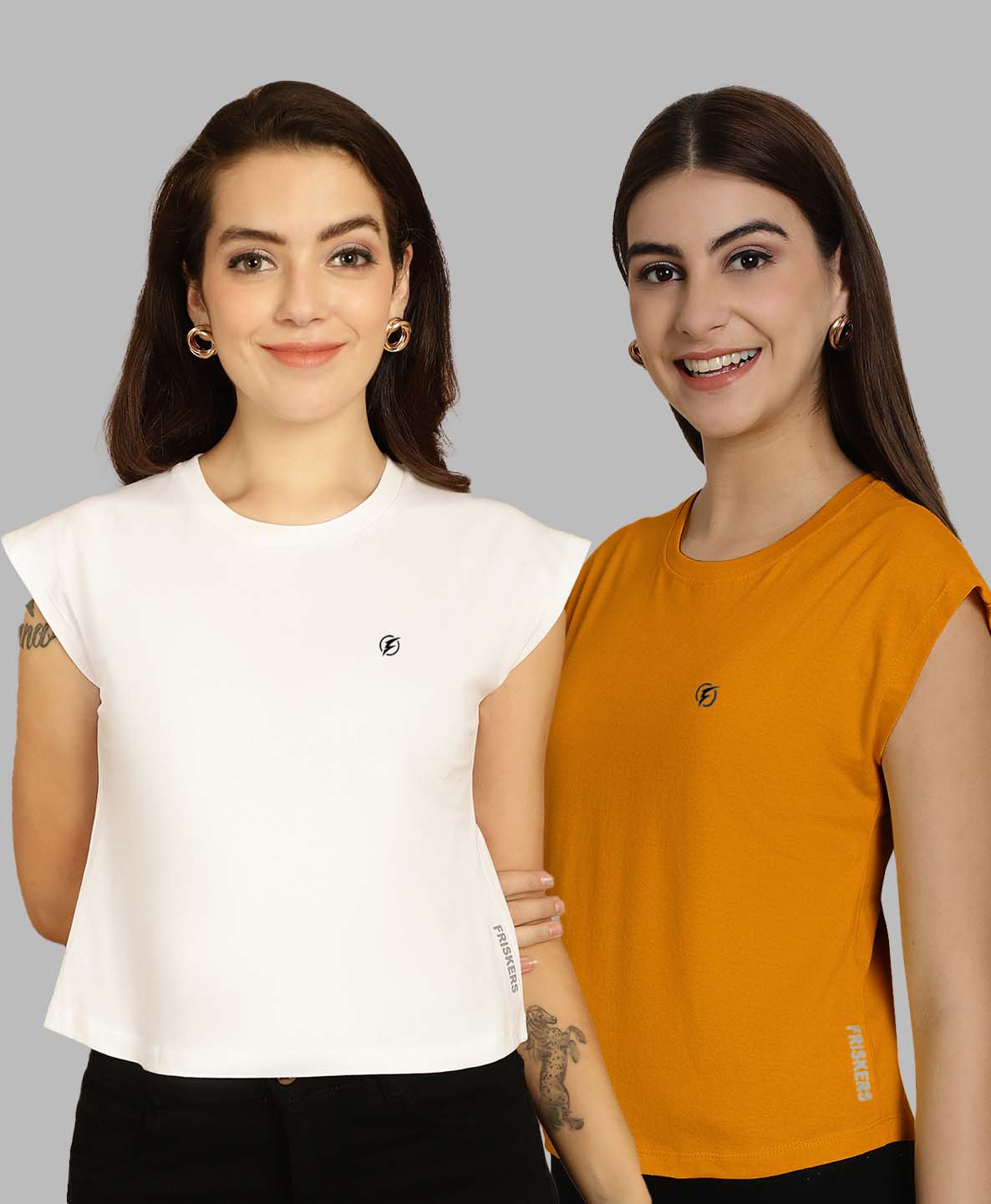 Women Casual Fit Pure Cotton T-Shirt - Friskers
