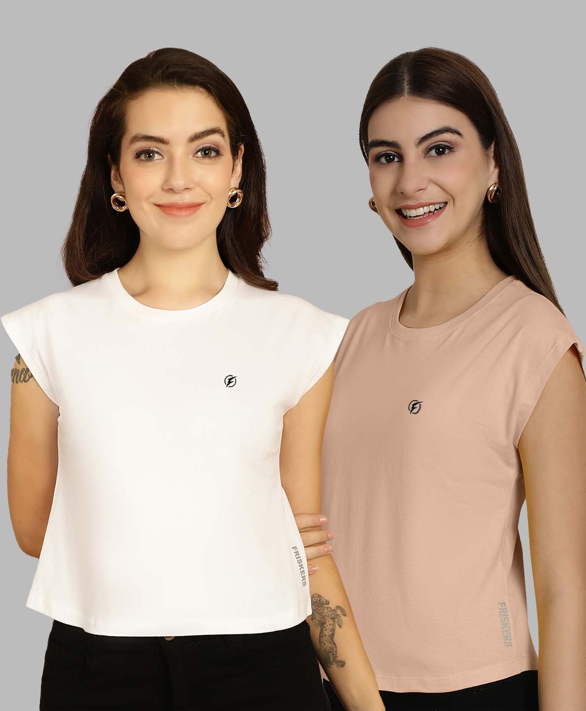 Women Casual Fit Pure Cotton T-Shirt - Friskers