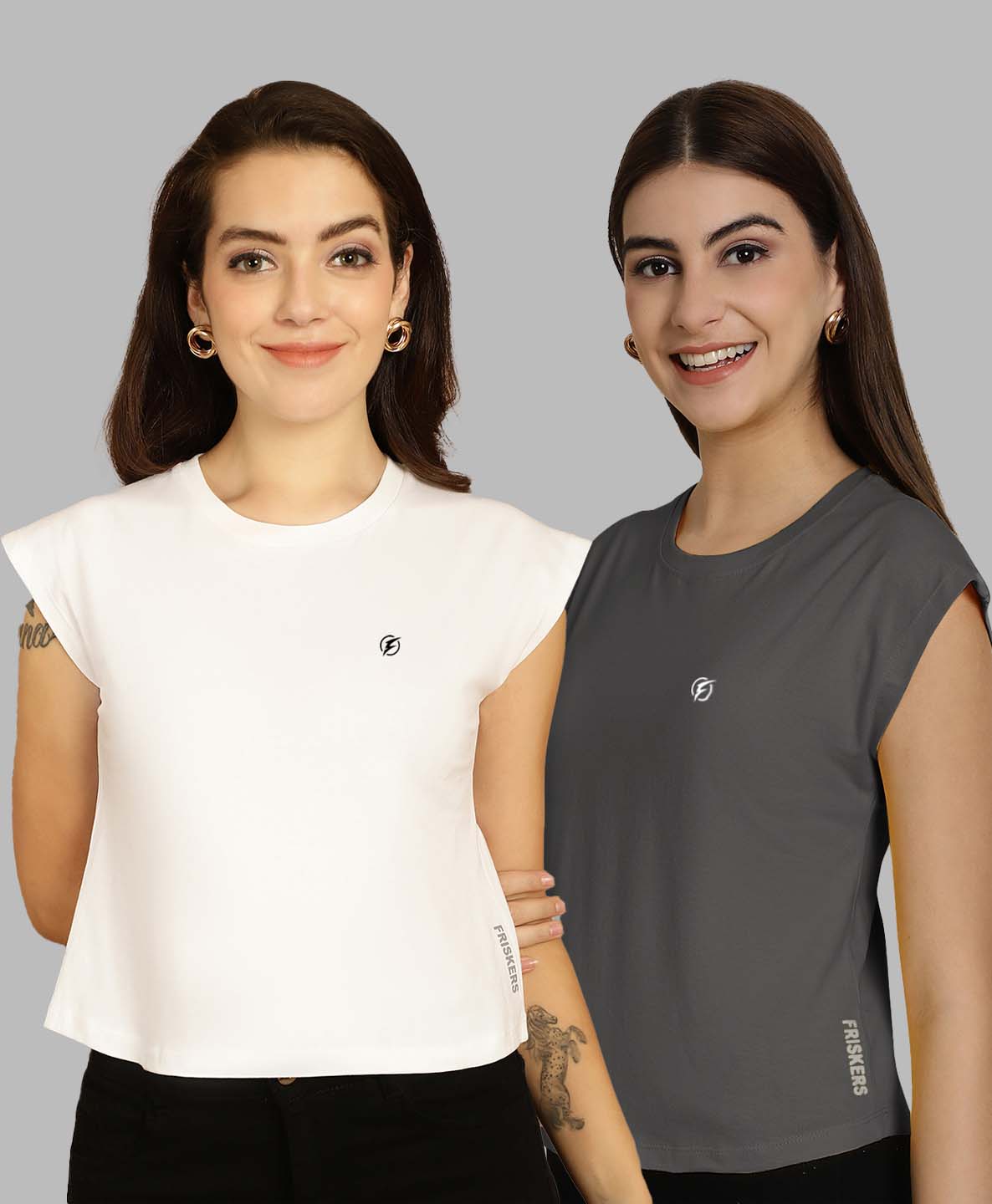 Women Casual Fit Pure Cotton T-Shirt - Friskers