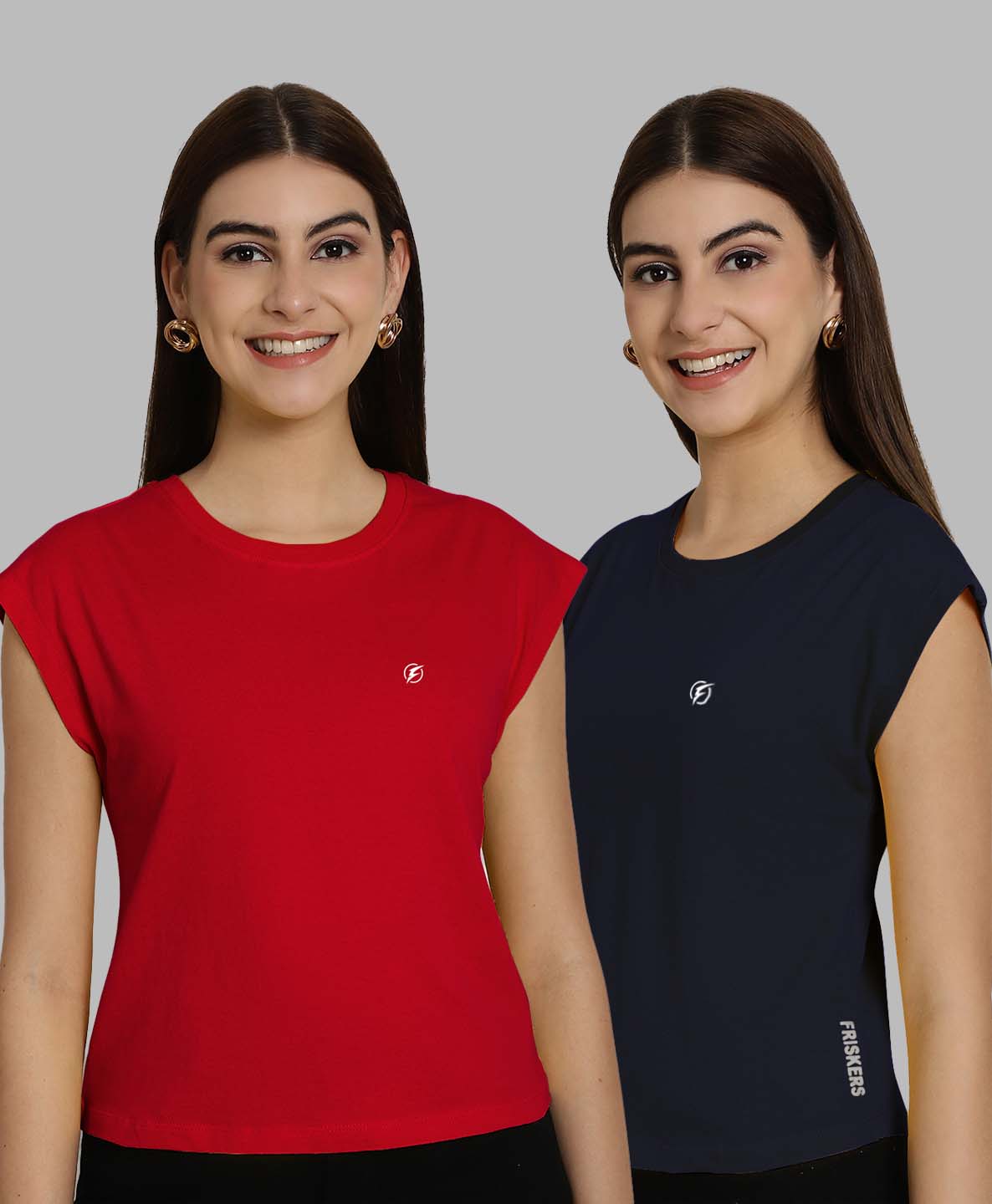 Women Casual Fit Pure Cotton T-Shirt - Friskers