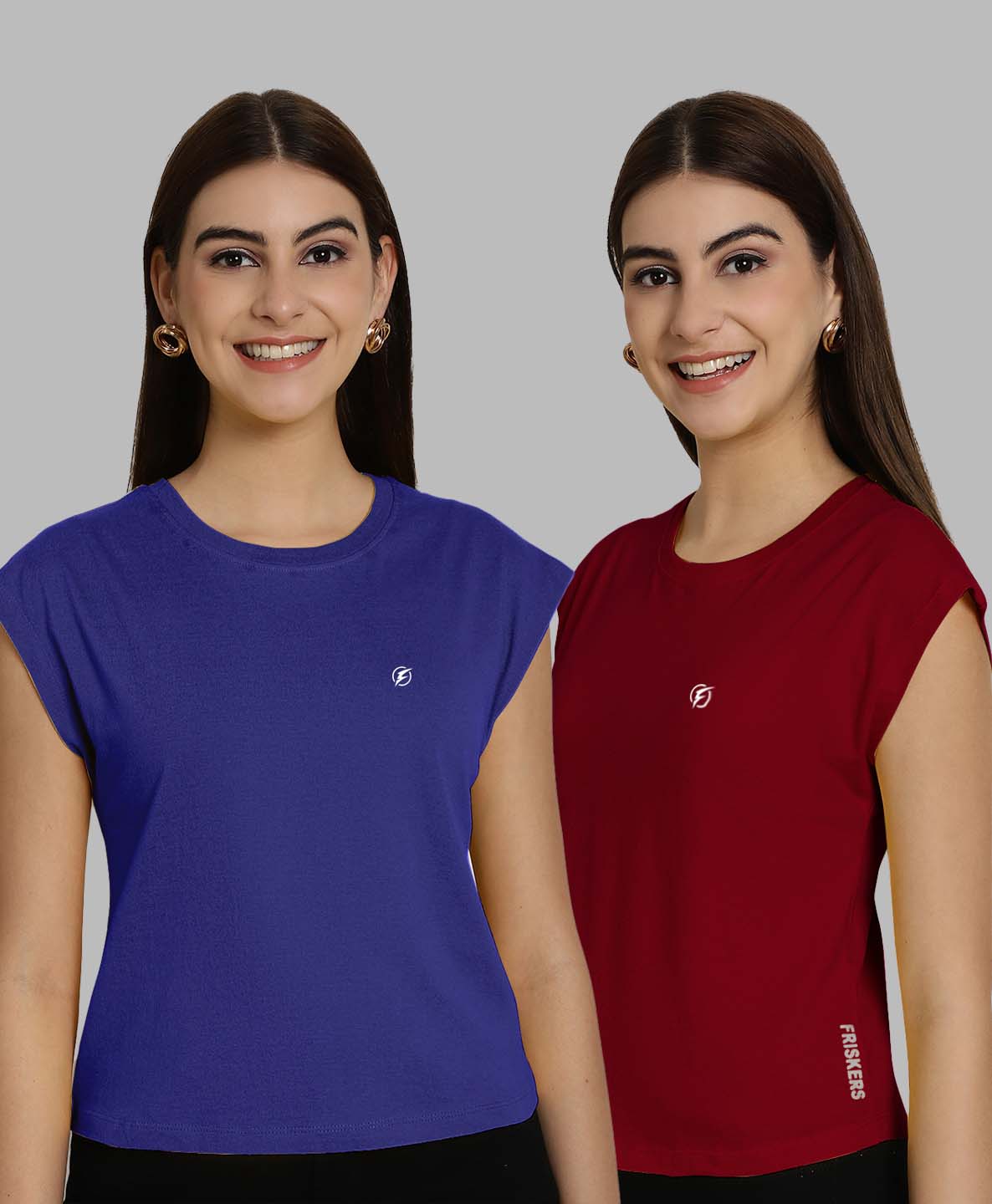 Women Casual Fit Pure Cotton T-Shirt - Friskers