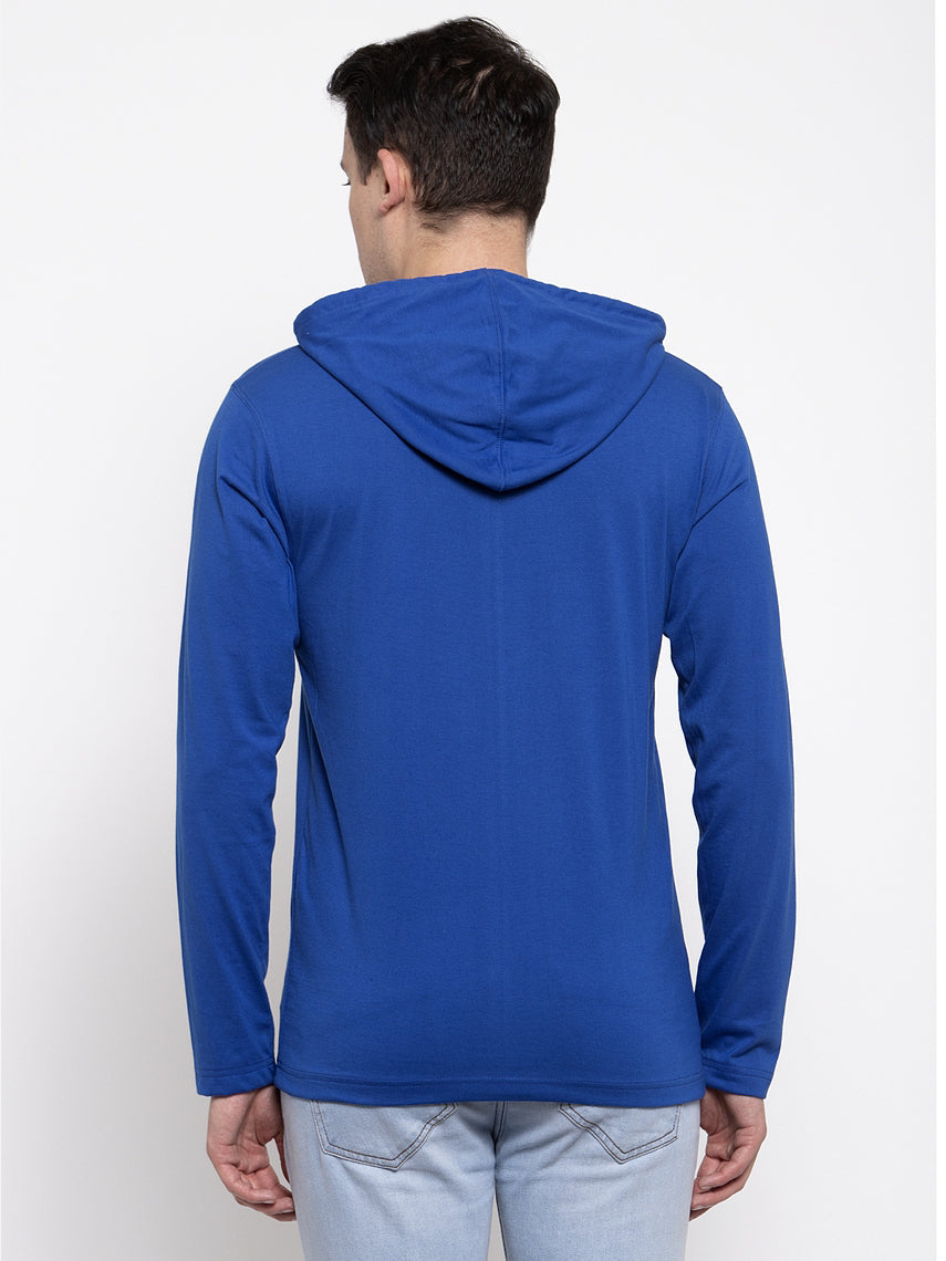Men's Smiley Full sleeves Hoody T-Shirt - Friskers