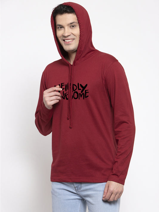 Men's Weirdly Awesome Full Sleeves Hoody T-Shirt - Friskers
