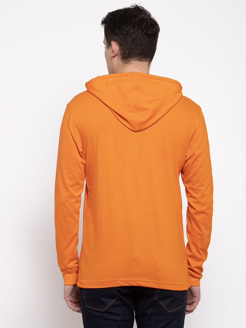Men's Say Yes To Adventure Full Sleeves Hoody T-Shirt - Friskers
