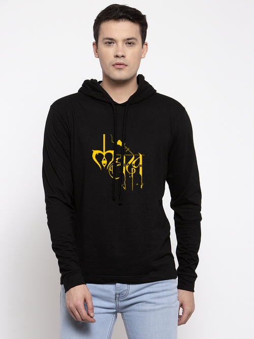 Men's Mahadev Style Casual Hoody T-Shirt