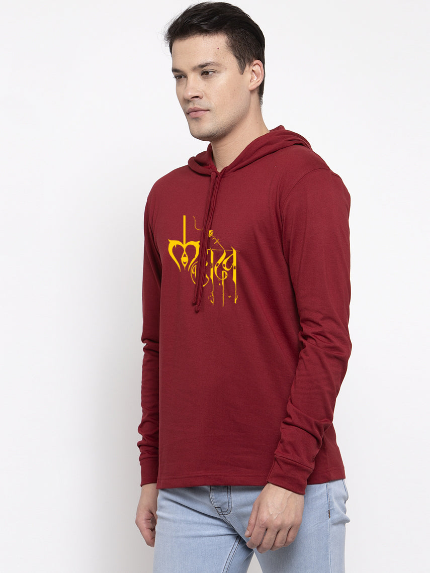 Men's Mahadev Style Casual Hoody T-Shirt - Friskers