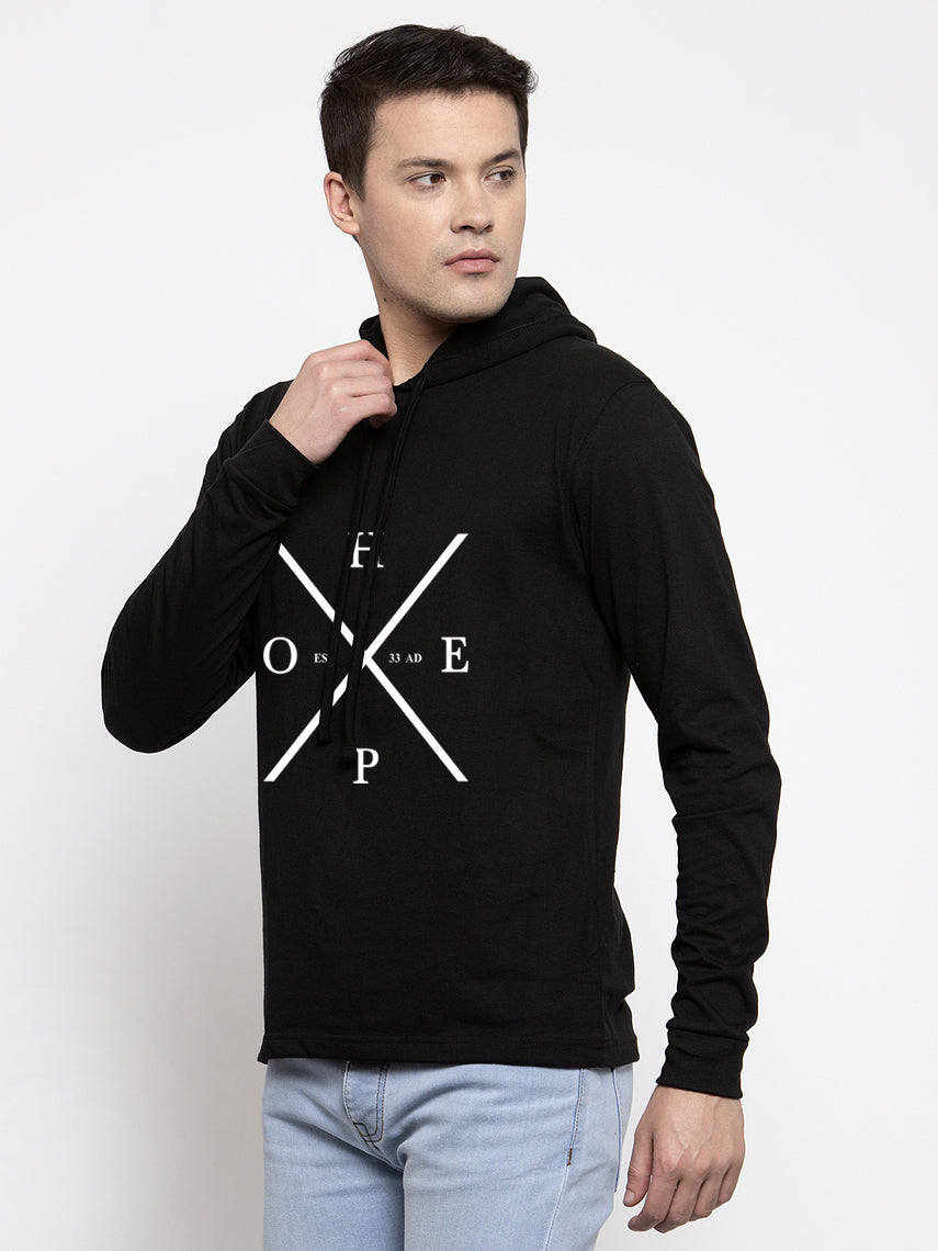 Men's Hope Full Sleeves Hoody T-Shirt - Friskers
