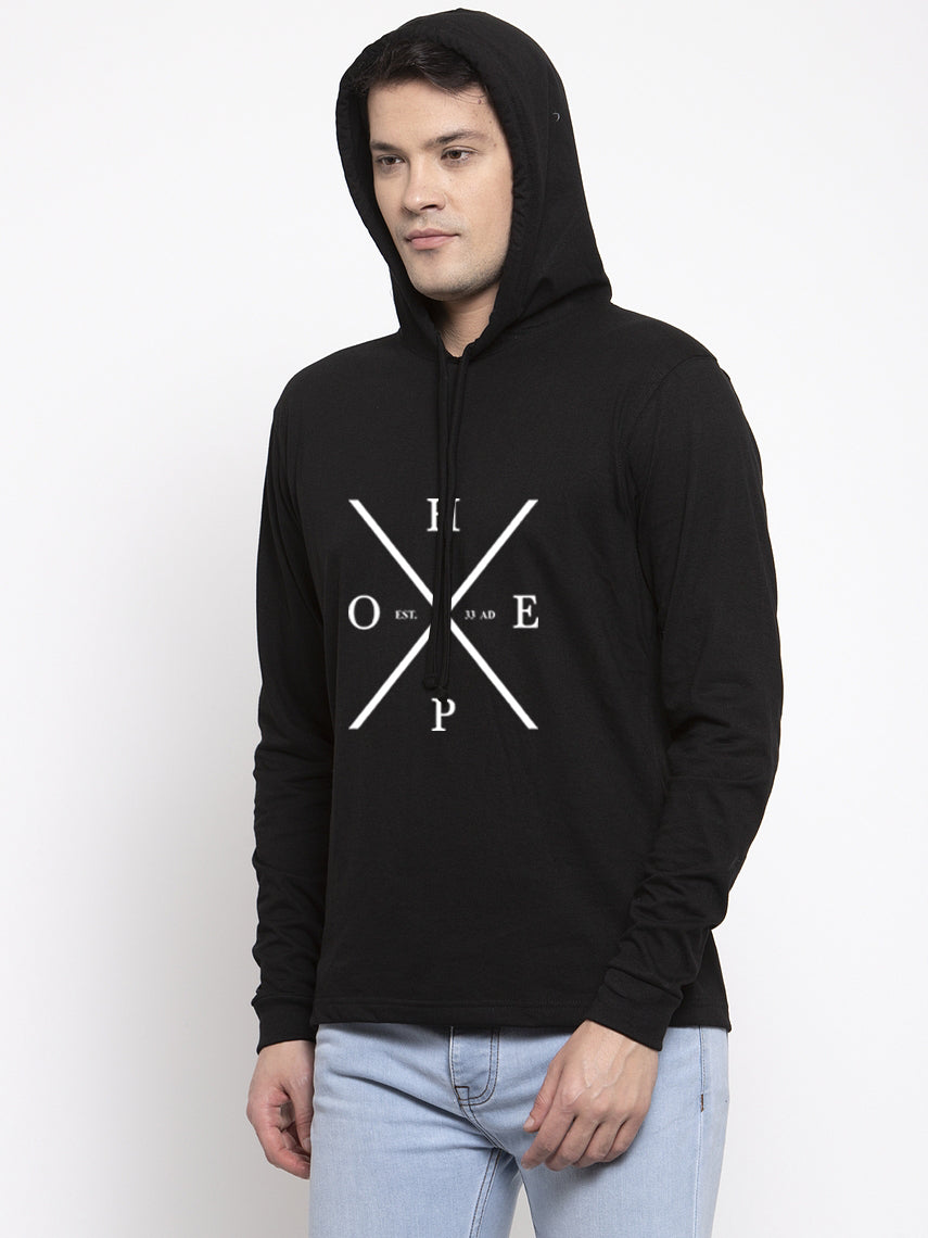 Men's Hope Full Sleeves Hoody T-Shirt - Friskers