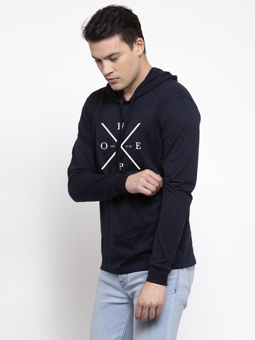 Men's Hope Full Sleeves Hoody T-Shirt - Friskers